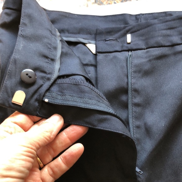 Talbots navy pleated trousers pants - Picture 9 of 9